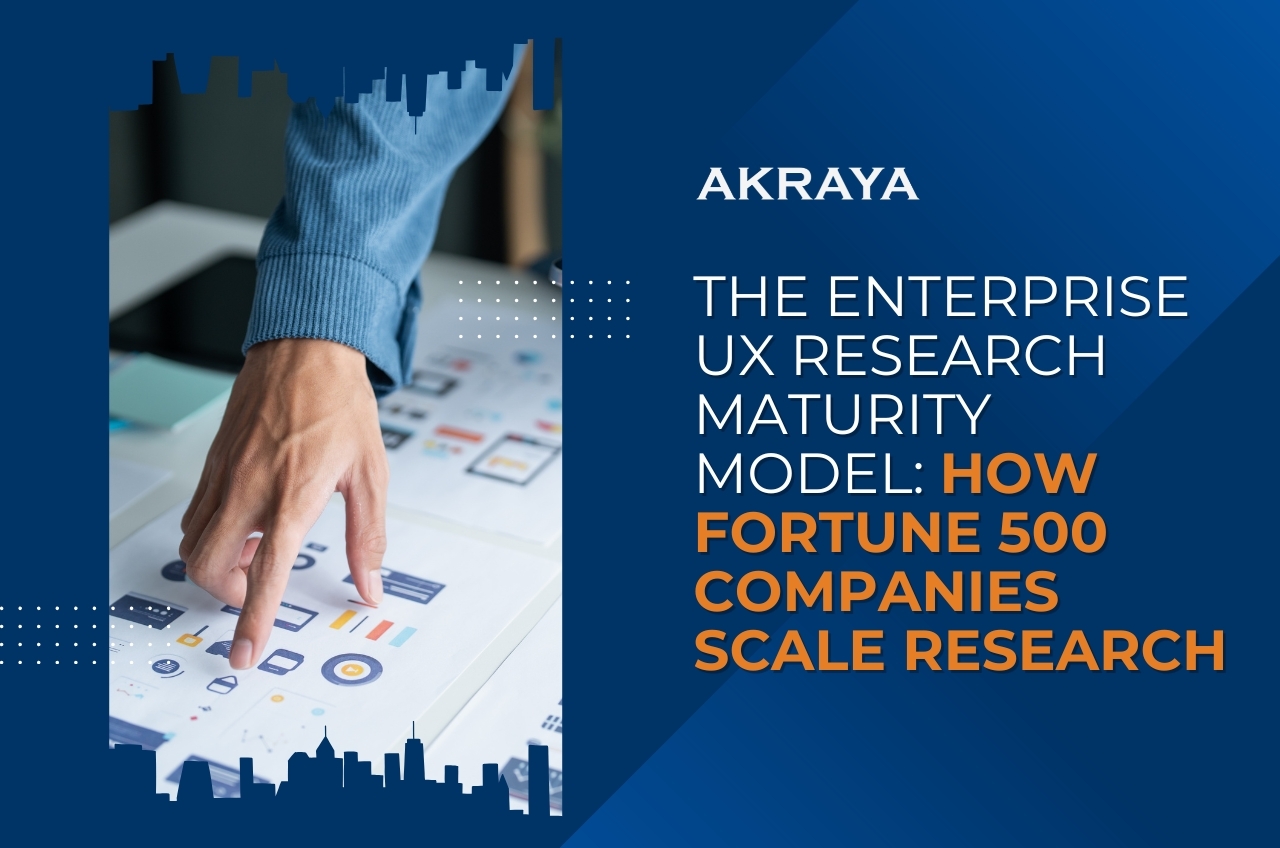 The Enterprise UX Research Maturity Model: How Fortune 500 Companies Scale Research