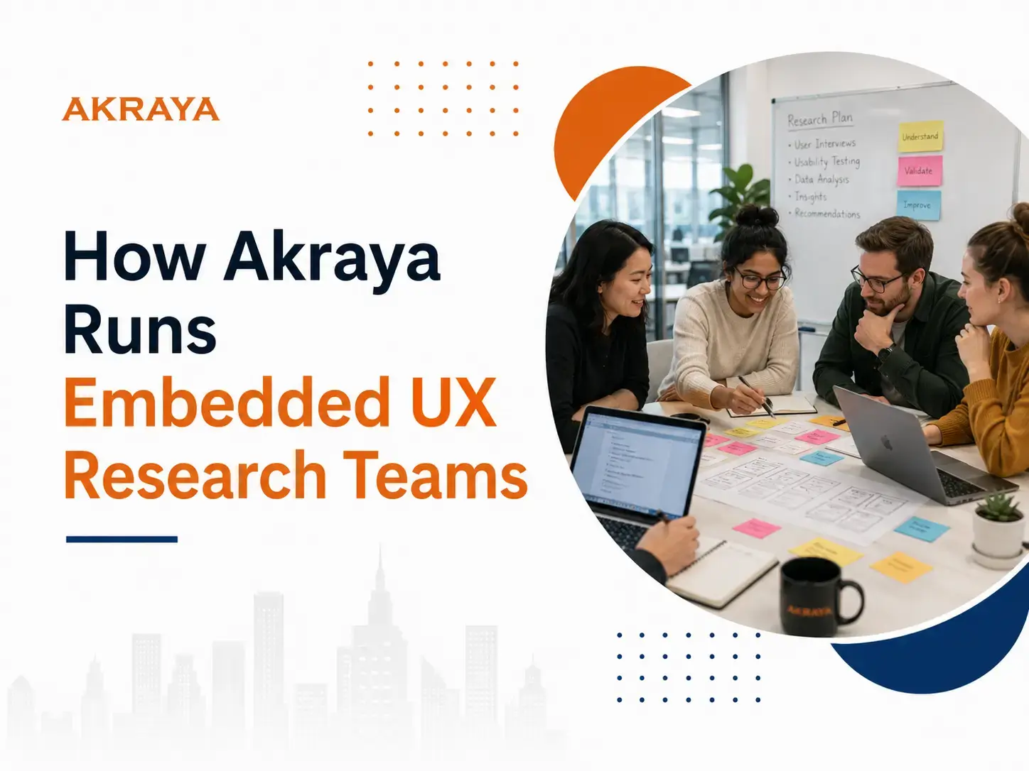 How Akraya Runs Embedded UX Research Teams