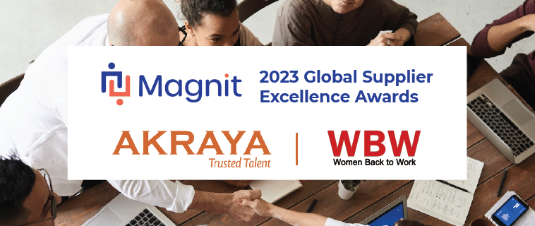 Akraya wins Global Supplier Excellence Award