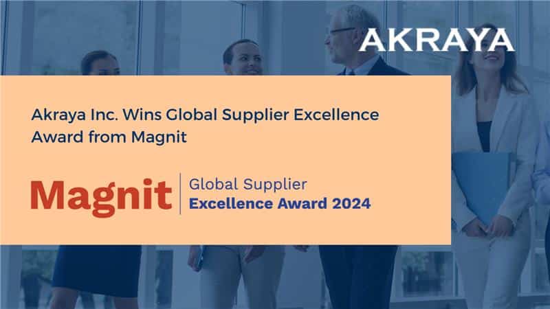 Akraya Inc. Wins Global Supplier Excellence Award from Magnit