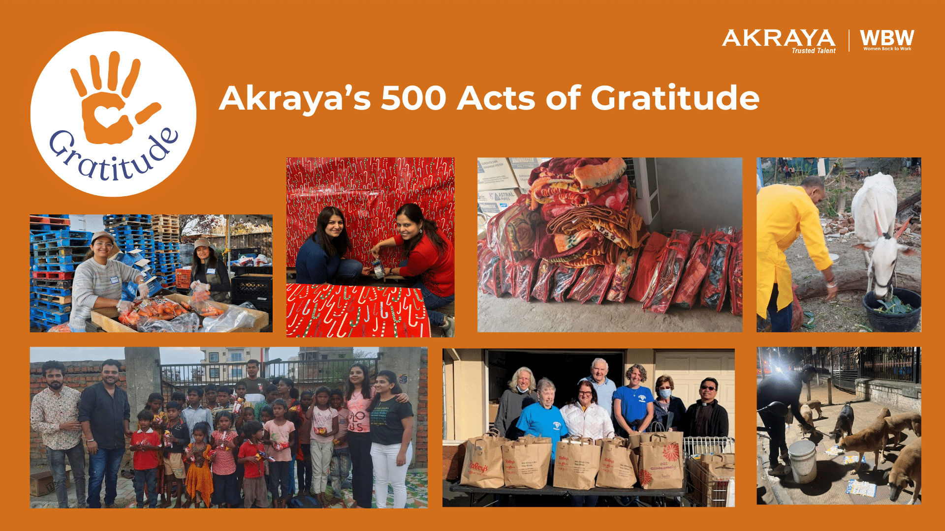 Akraya’s 500 Acts of Gratitude