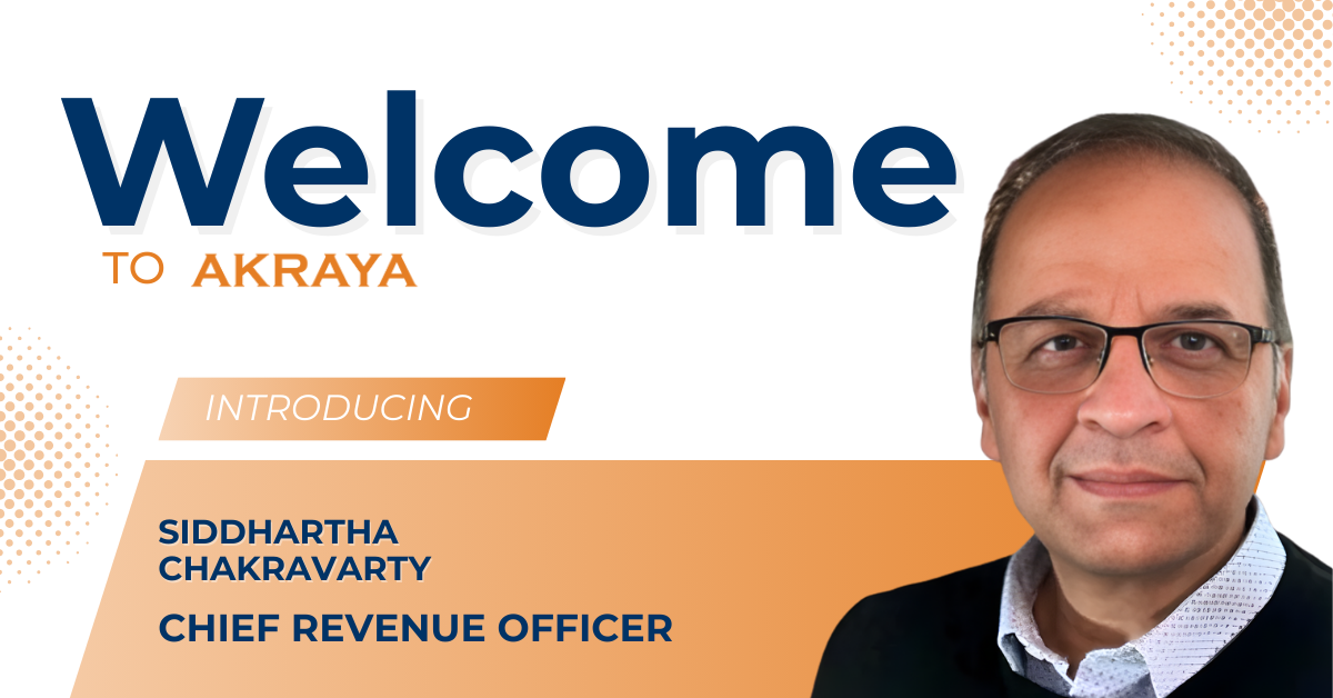 Akraya Appoints Siddhartha Chakravarty as CRO to accelerate Managed Services growth