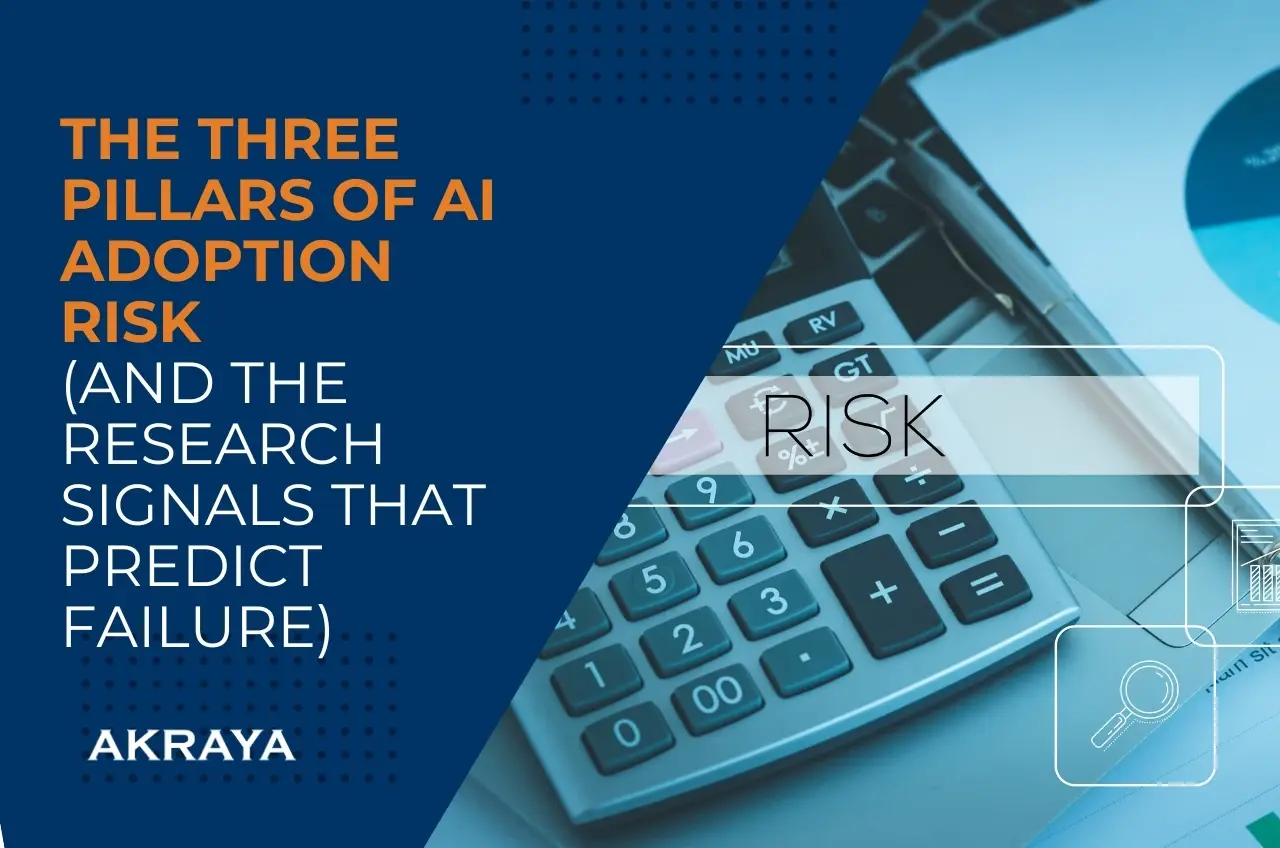 The Three Pillars of AI Adoption Risk (And the Research Signals That ...